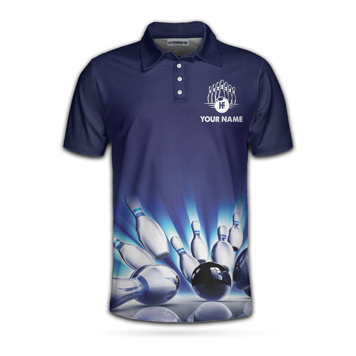 Personalized My Bowling Technique Custom Polo Shirt Coolspod