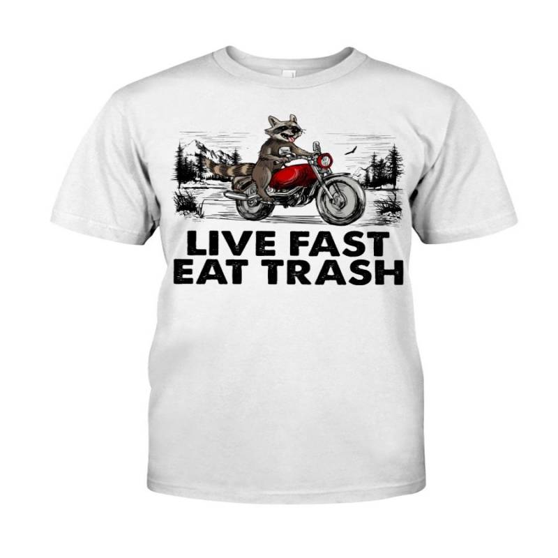 Animal Live Fast Eat Trash Classic T-Shirt