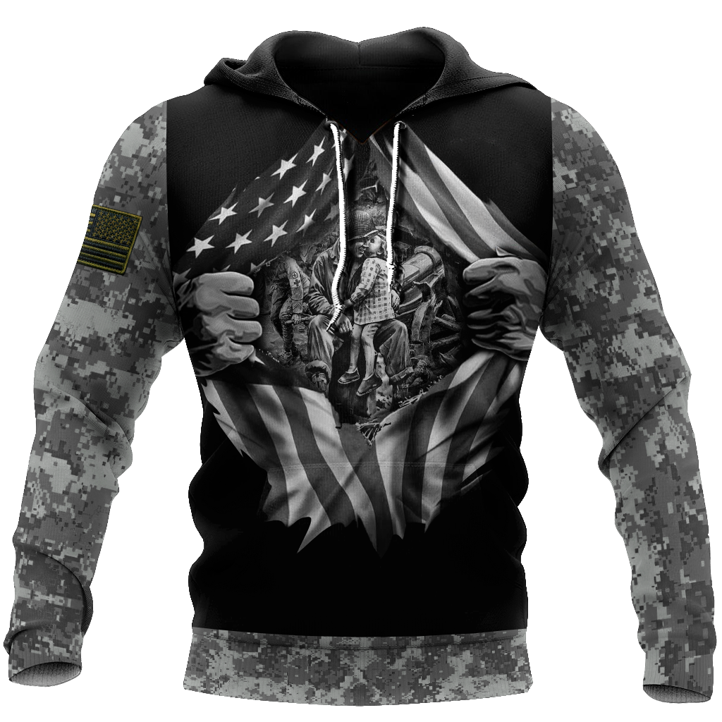 Veteran Daughter 3D All Over Printed Shirt Hoodie Mp27082002