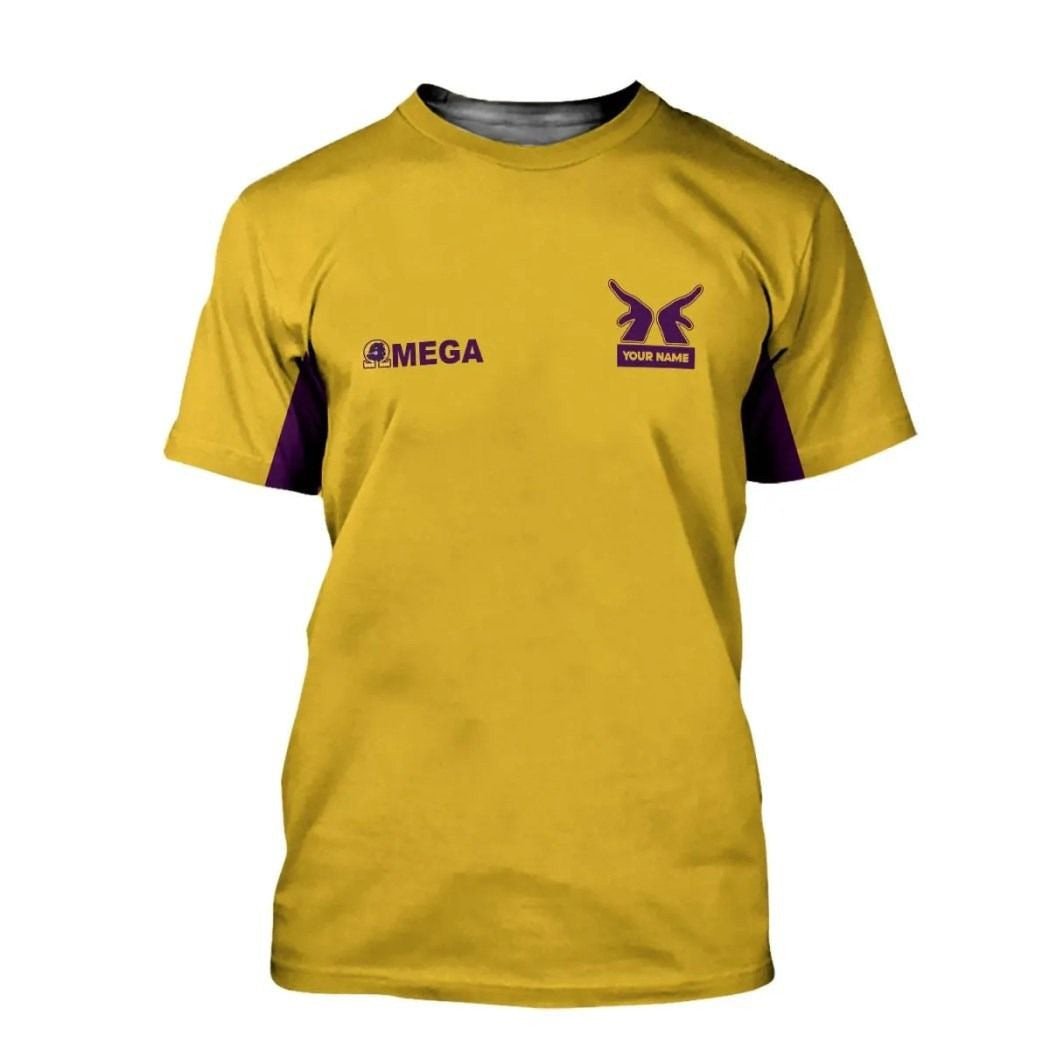 Fraternity Tshirt – Omega Psi Phi Yellow Hand Sign Tshirt