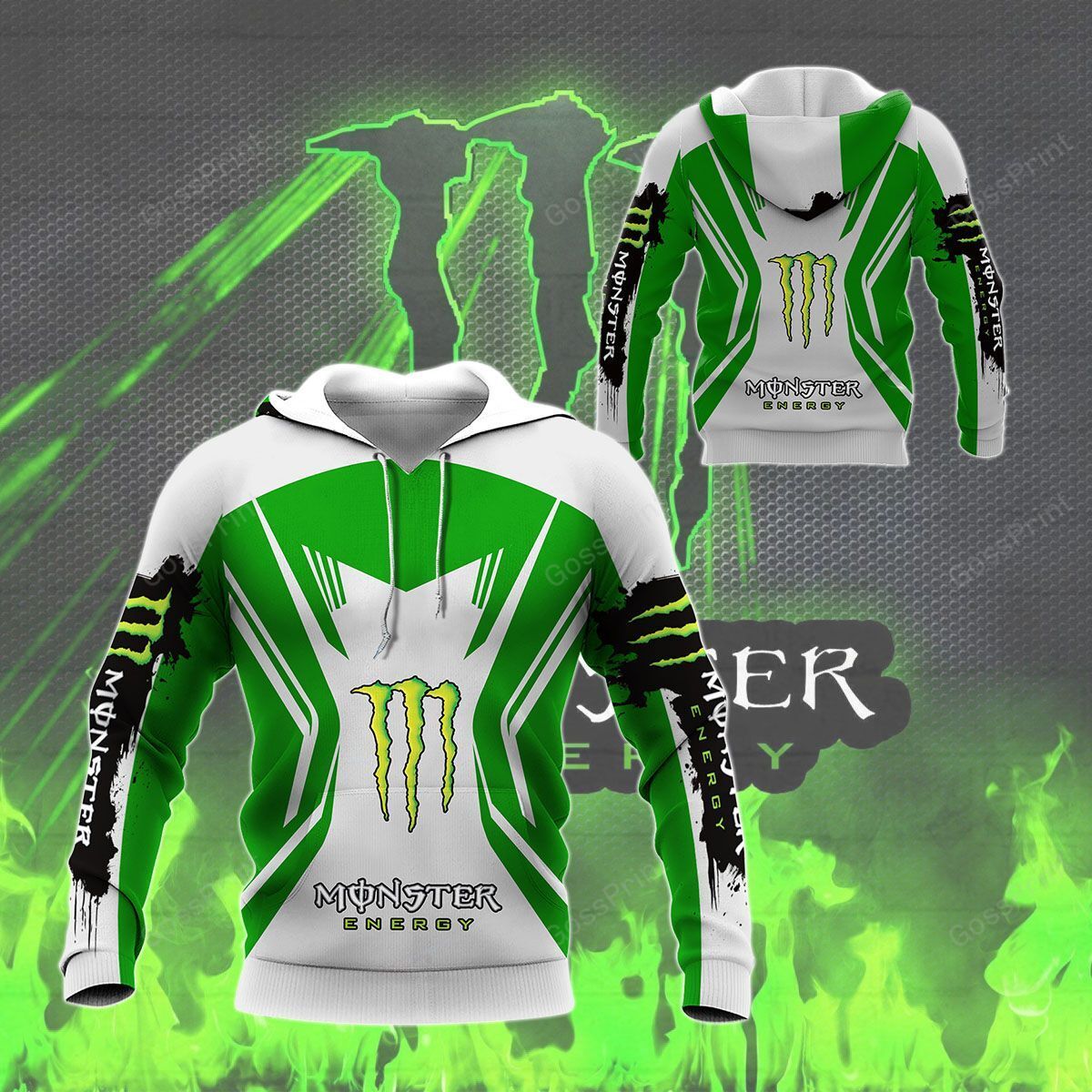 3D ALL OVER MONSTER ENERGY SHIRT VER 13