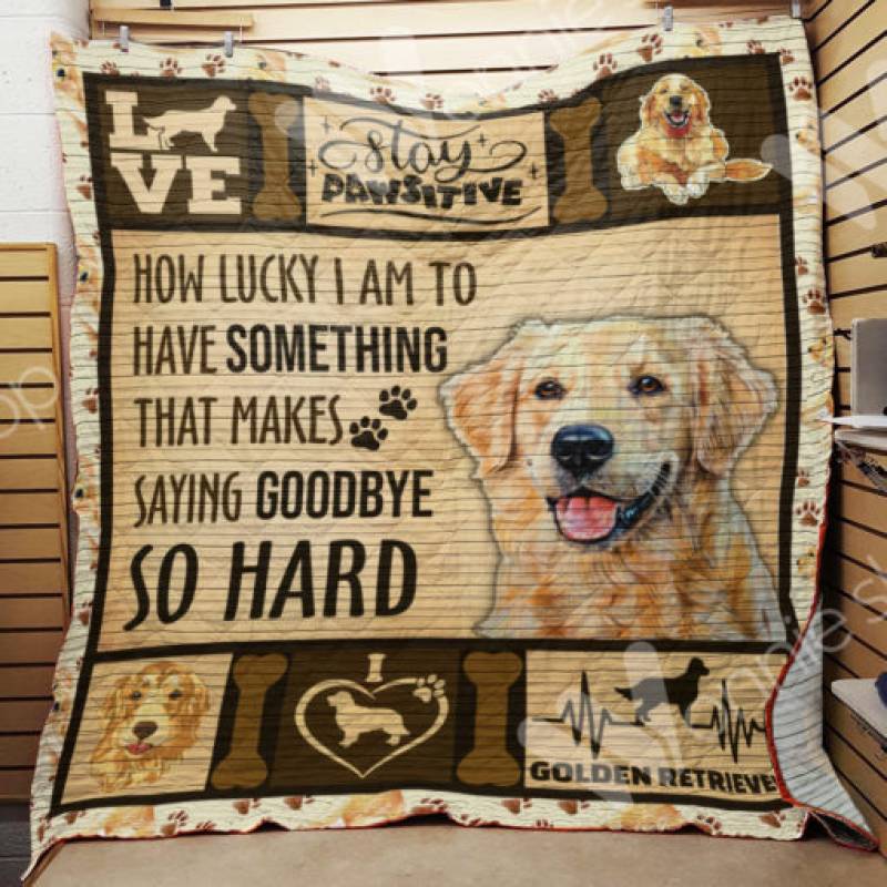 Golden Retriever Dog Blanket AU2302 90O35