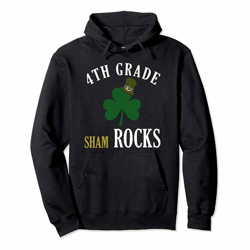 4th Grade Sham Rocks Funny Gift St Patricks Day Pullover Hoodie