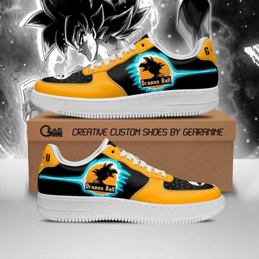 Goku Air Force Sneakers Dragon Ball Anime Shoes Custom Power