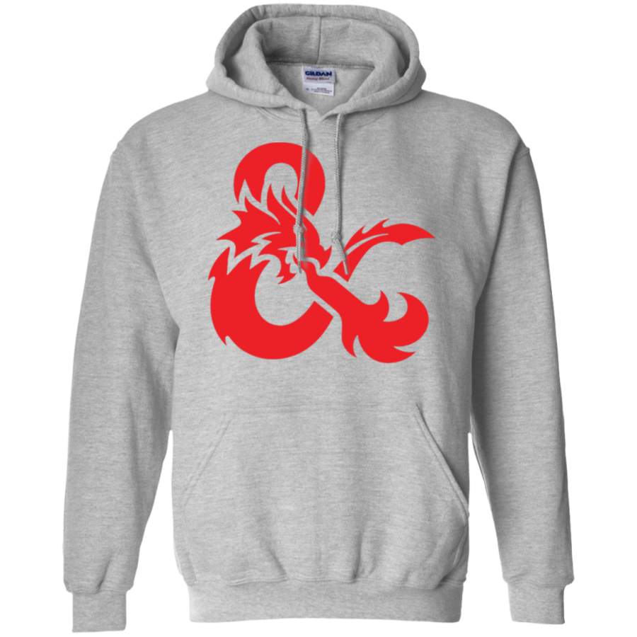 AGR Dungeons and Dragons Logo Gildan Pullover Hoodie