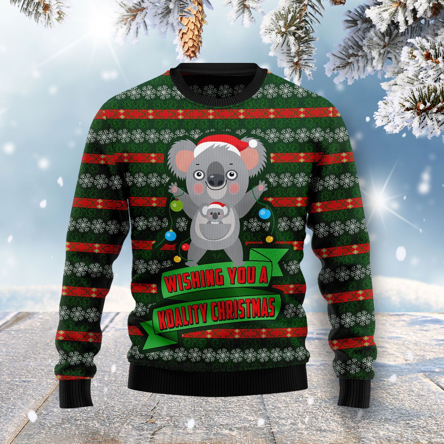 Wishing You A Koality Ugly Christmas Sweater