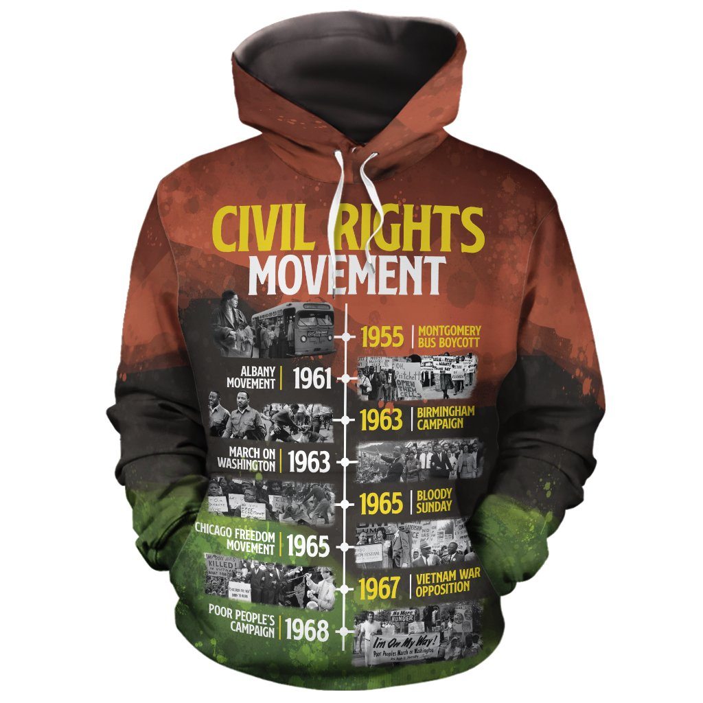 Civil Rights Movement All-Over Hoodie