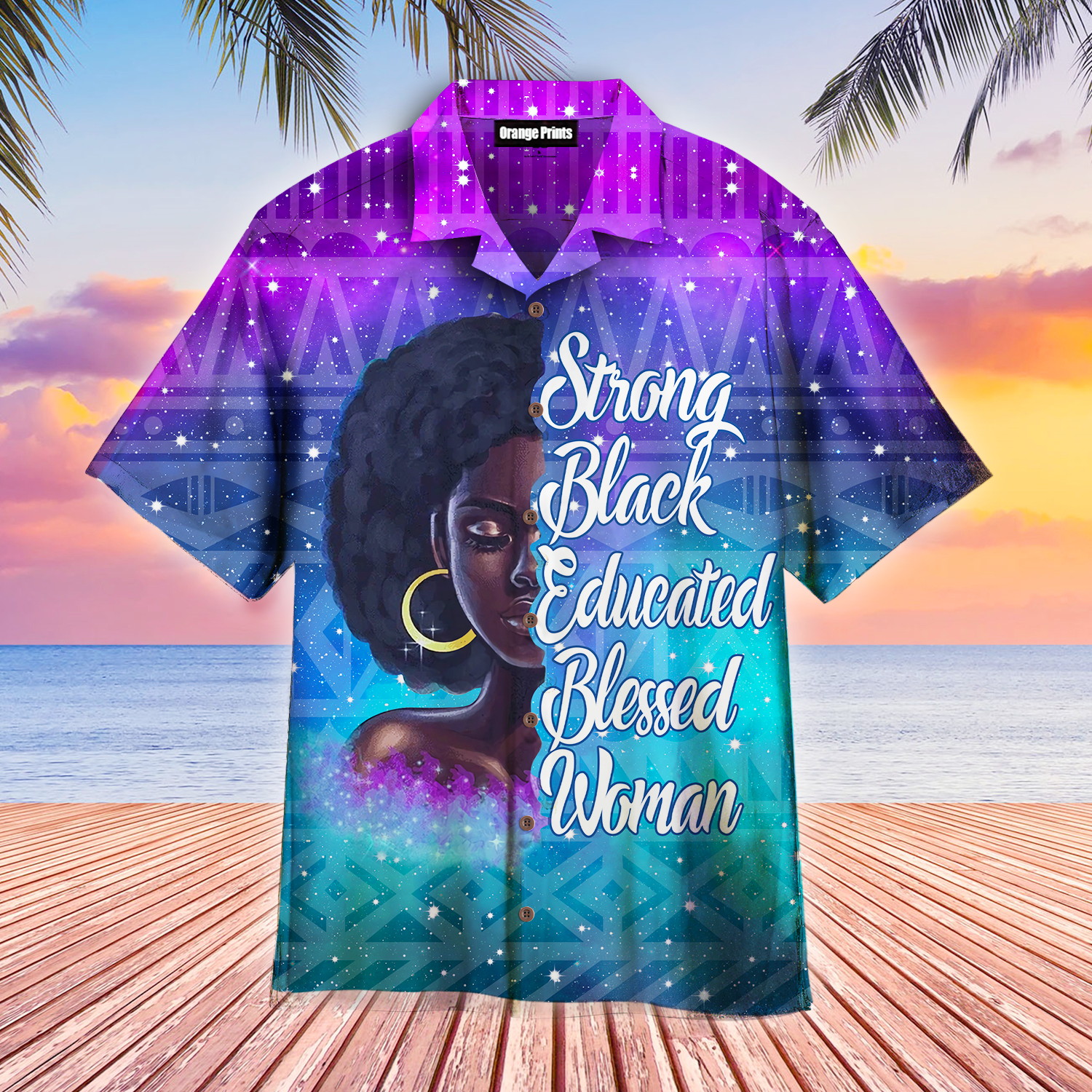 Black Educated Blessed Woman African Gift Hawaii Shirt For Men Women Adult Ha86181