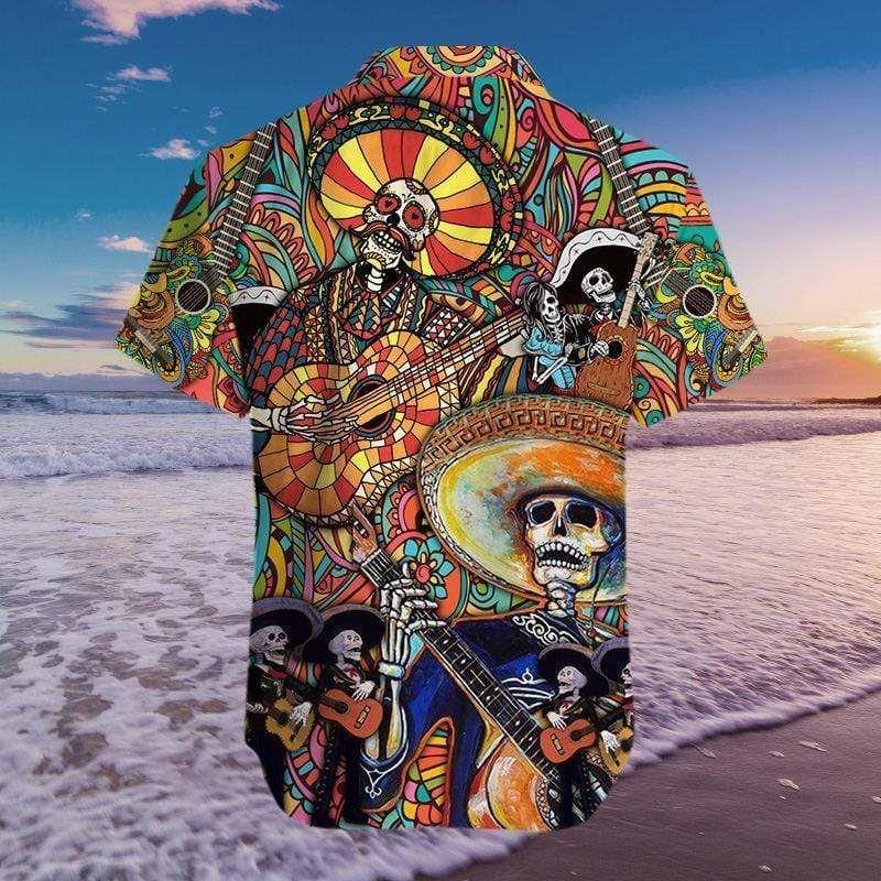 Skull Aloha Hawaii Shirts For Men Women Ha110052