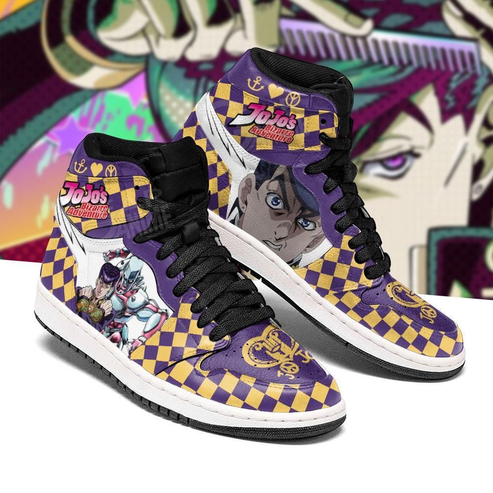 Jojo’S Bizarre Adventure Josuke Higashikata Anime Air Jordan Shoes Sport Sneakers
