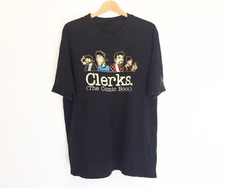 Vintage 90 Clerks The Comic Books 1998 Joker Batman Astro Boy Shirt