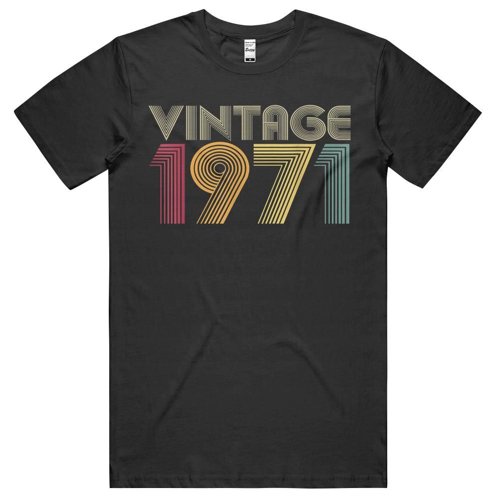 50th Birthday Gifts Year Old – Vintage 1971 Unisex Shirt