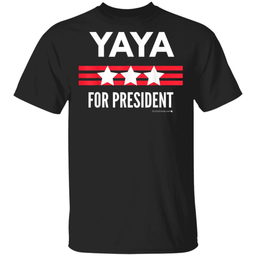 Grandma Birthday Gift Yaya for President Patriot Gift TShirt