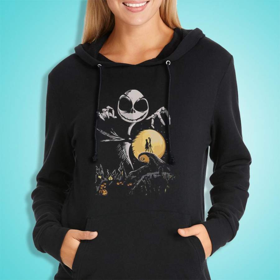 Nightmare Before Christmas Halloween Couple Women’S Hoodie