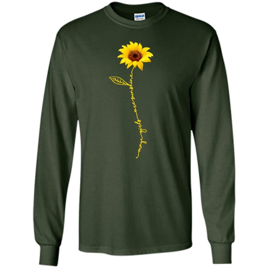 You Are My Sunshine Sunflower, May Girl - Gildan Long Sleeve Shirt ...
