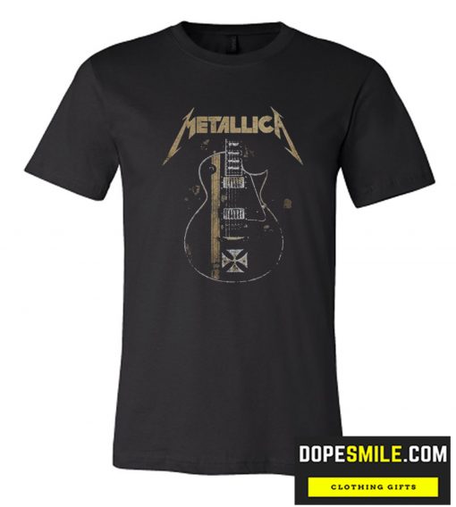 Black Metallica Hetfield Iron Cross cool T-shirt