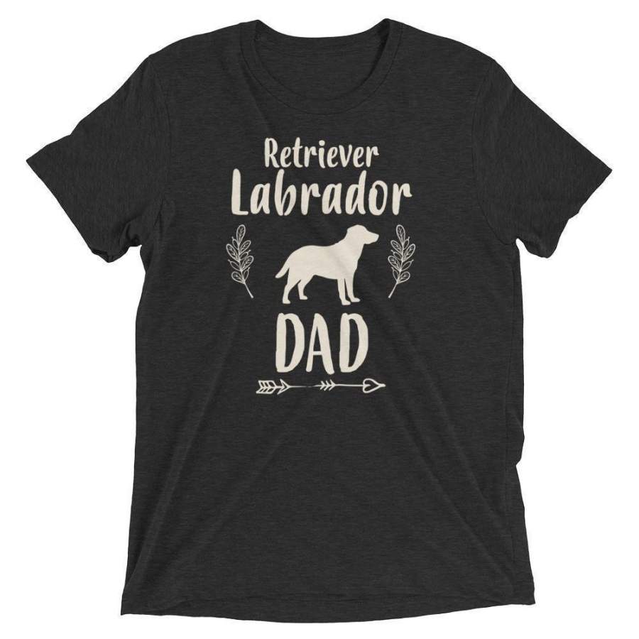 Men’s Labrador Retriever Dad tshirt Labrador gift for dog lovers