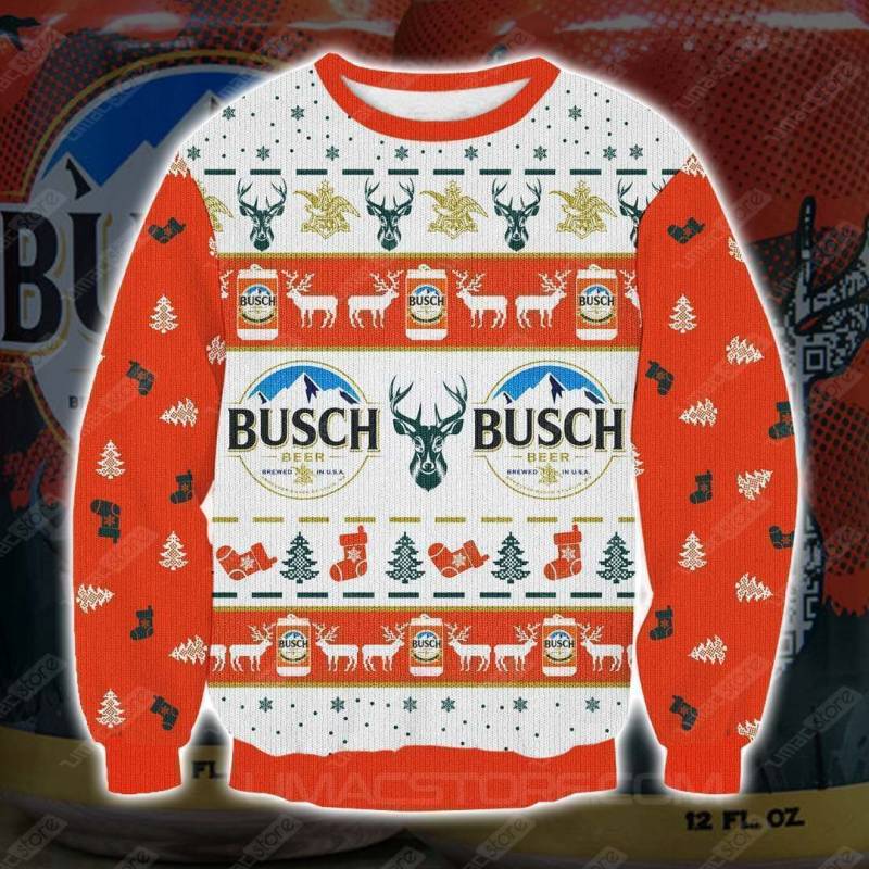 Busch Buck Hunter BBV2 3D Print Ugly Christmas Sweatshirt