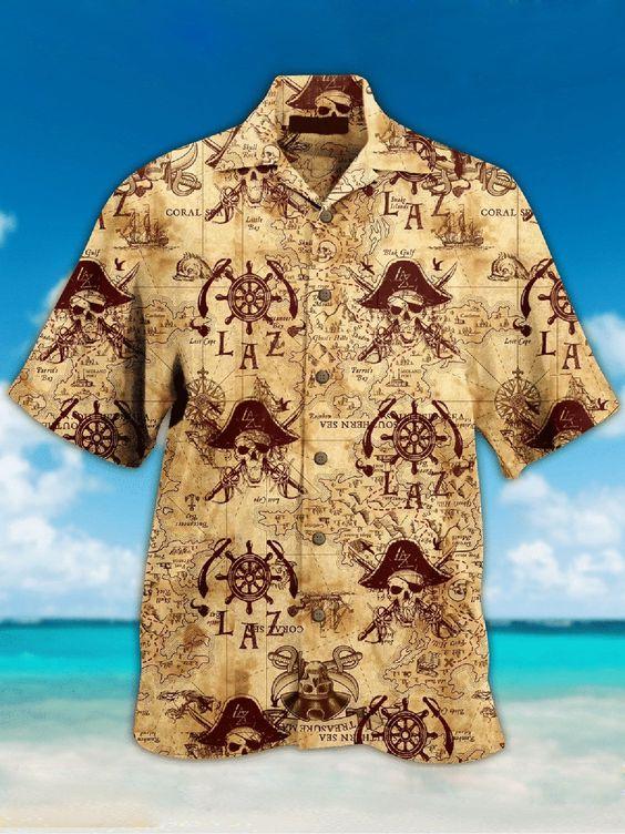 Collar Hawaii Shirt For Men Women Adult Ha19841