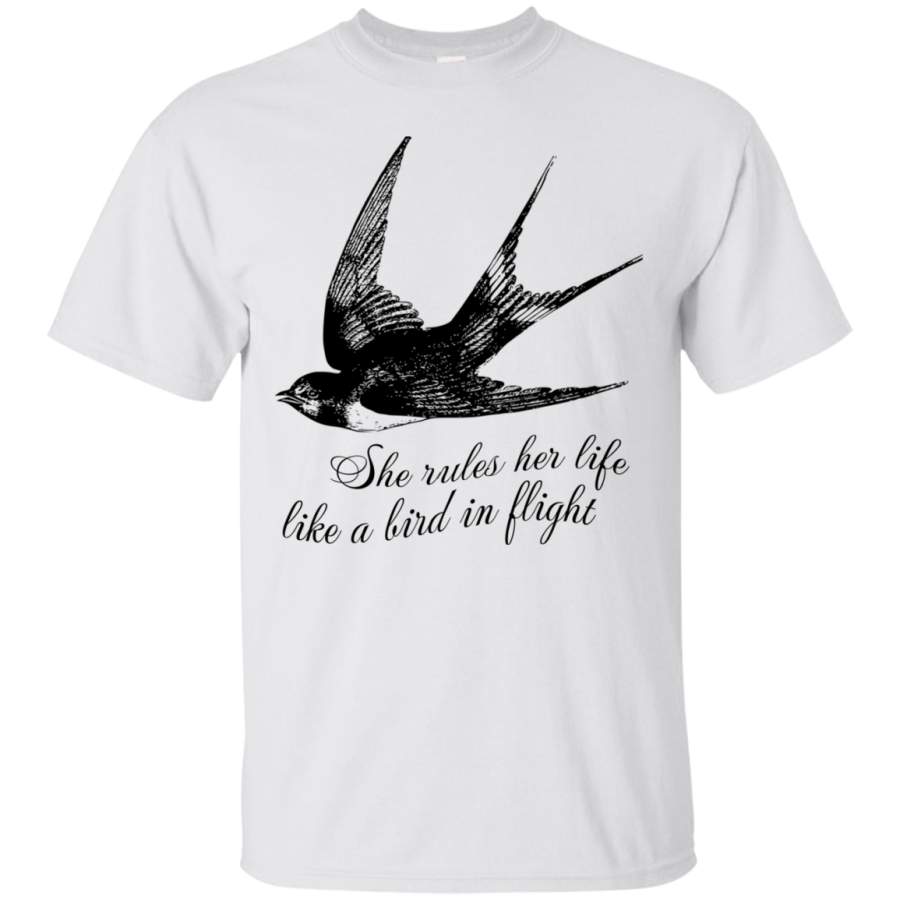 AGR She Rules Her Life Like A Bird In Flight Shirt, Hoodie, Tank