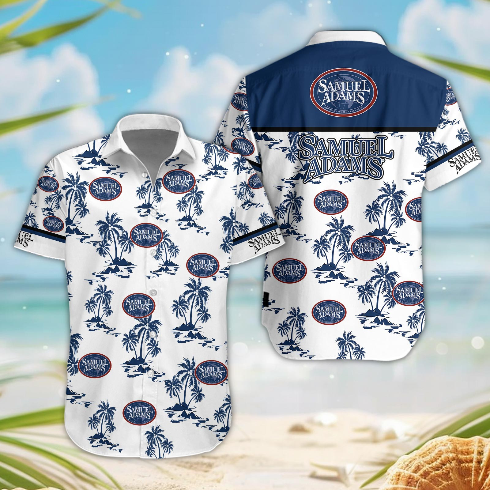 Samuel Adams Hawaiian Shirt