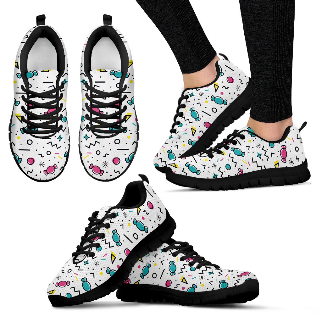 Candy Design Pattern Women’S Sneaker Shoes