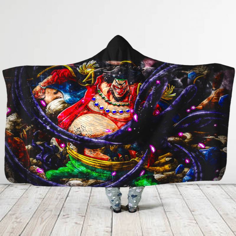 Powerful Pirate Captain Hooded Blanket