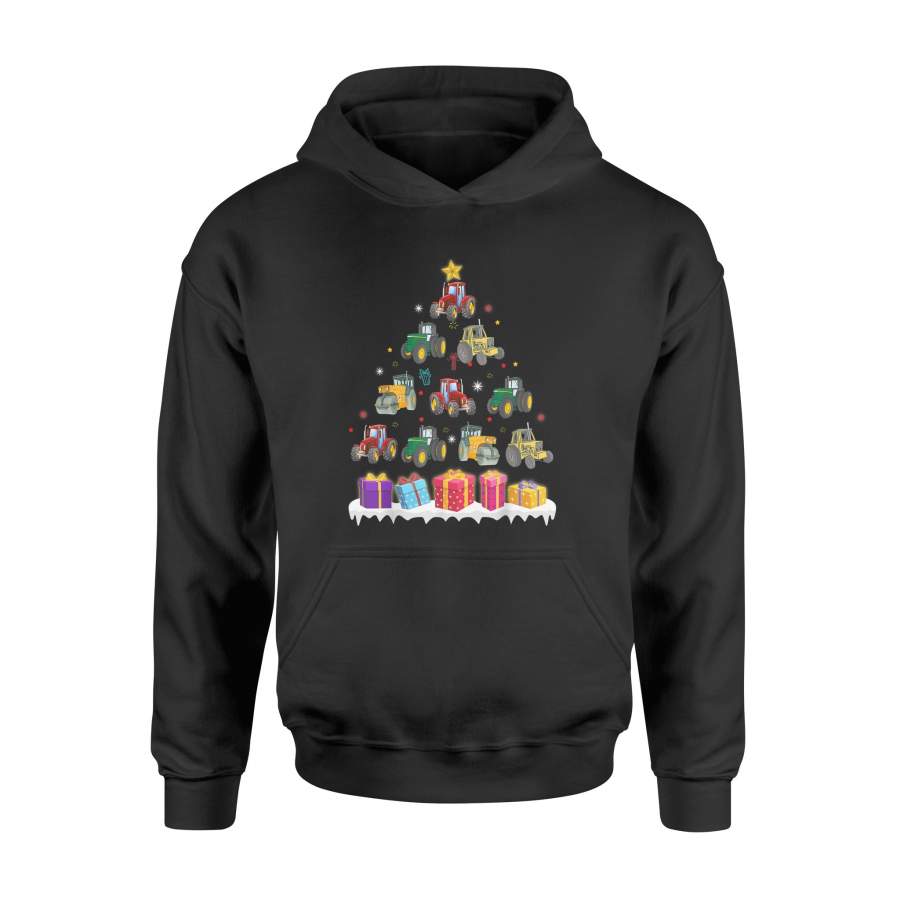 Christmas Tree Shirt Holiday Tractor T-shirt – Standard Hoodie