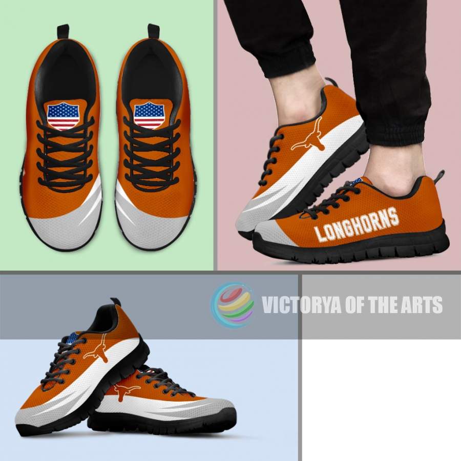 Awesome Gift Logo Texas Longhorns Sneakers