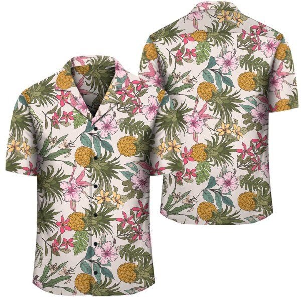 Tropical Pineaapple Hawaiian Shirt V2