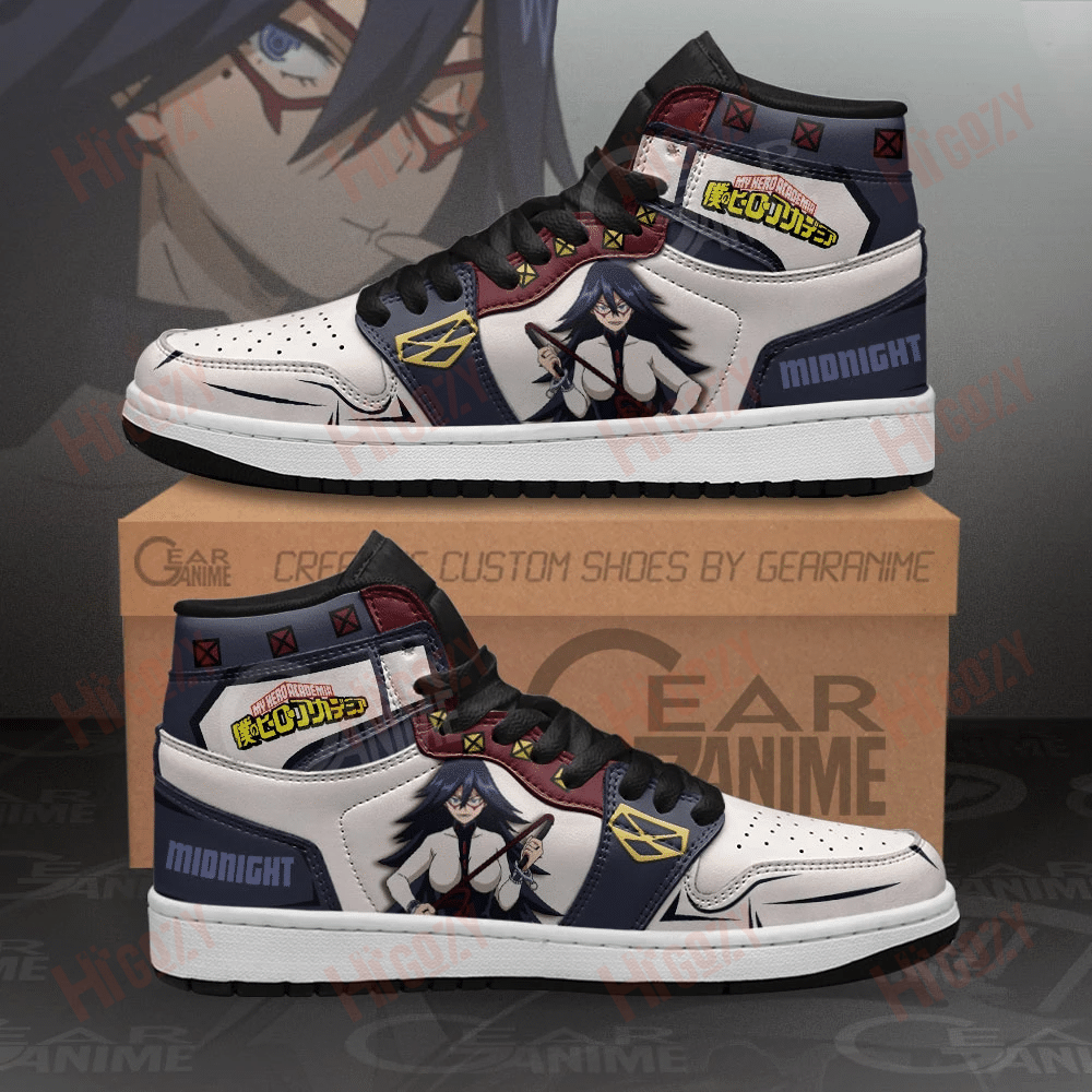 Bnha Hero Midnight Sneakers Custom My Hero Academia Anime Shoes