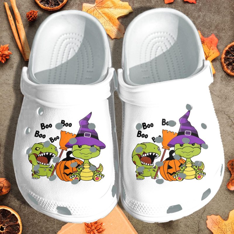 T-Rex Dinosaur Halloween Custom Shoes – Halloween Cartoon Outdoor Shoes Birthday Gift For Boy Girl