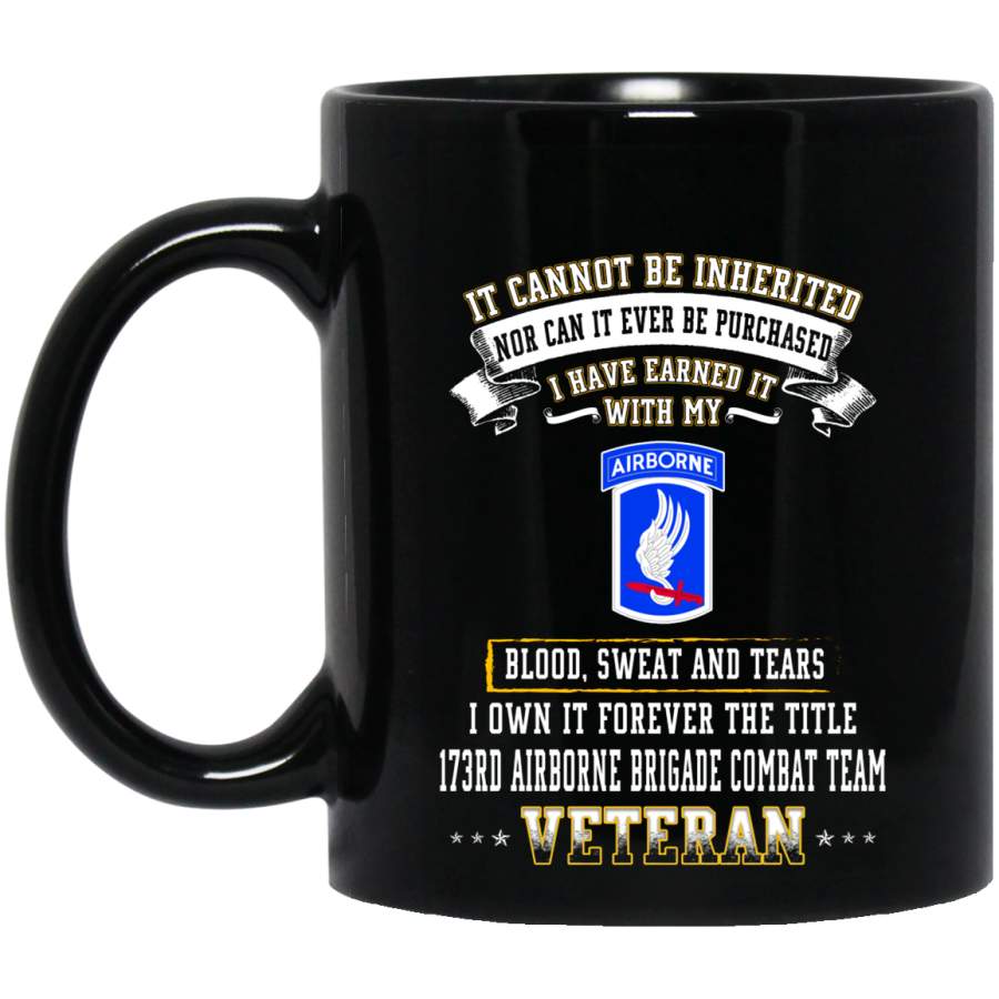 Forever The Title 173rd Airborne Brigade Combat Team Veteran T-Shirt Veterans Day Christmas Gift Mug