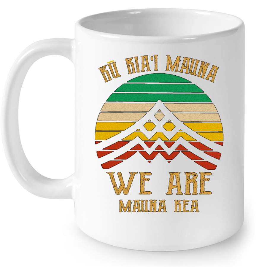 We Are Mauna Kea, Classic Vintage W – Full-Wrap Coffee White Mug