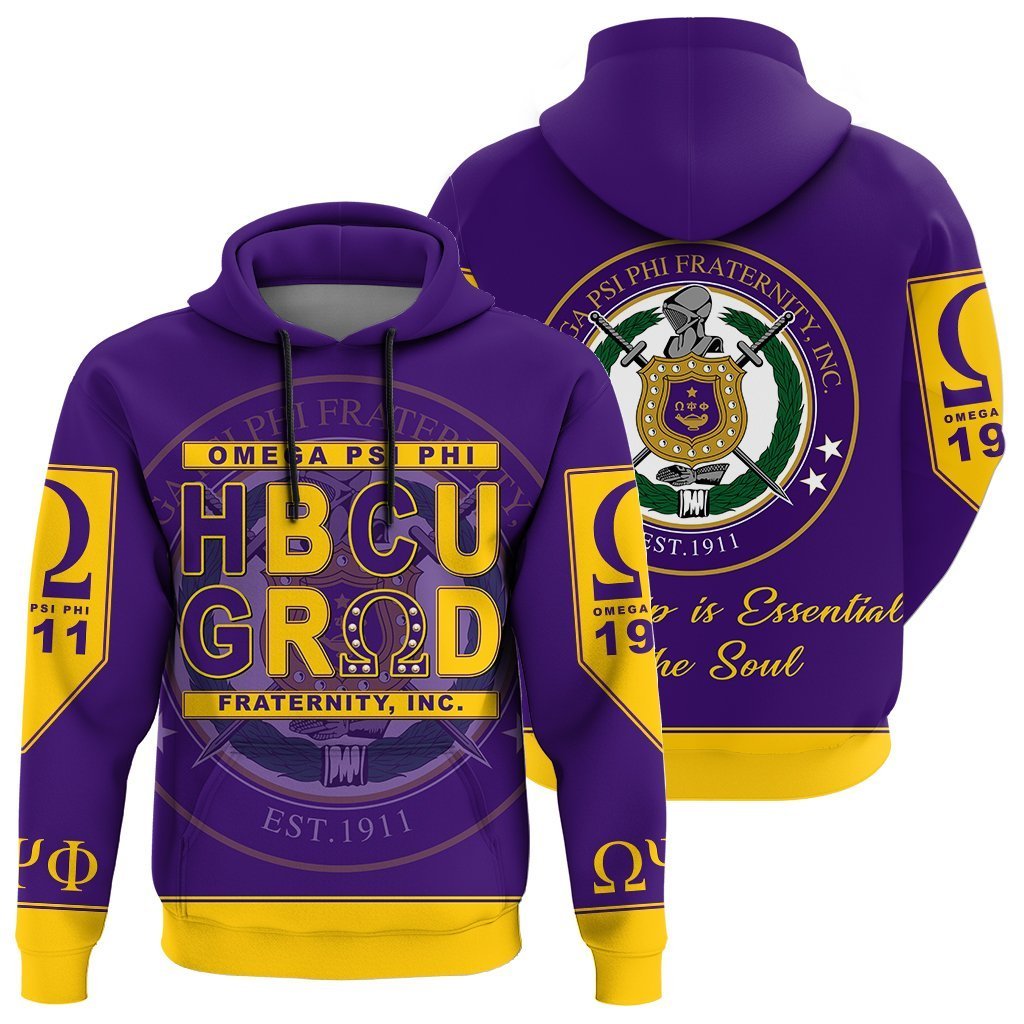 Greek Life Hoodie – Omega Psi Phi Hoodie Ver 2.0 Hbcu Style