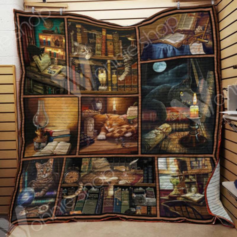 Book Cat Blanket SEP1202 81O34