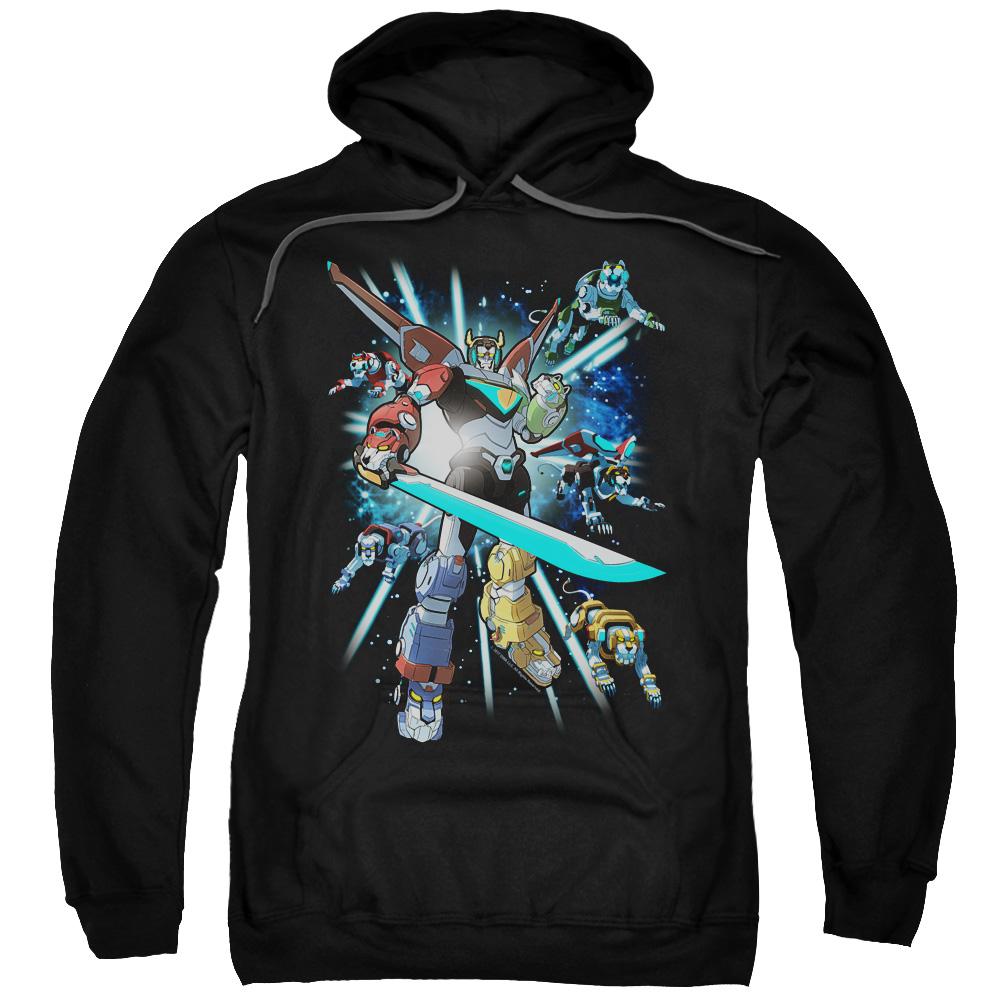 Voltron Lions Share Mens Hoodie Black