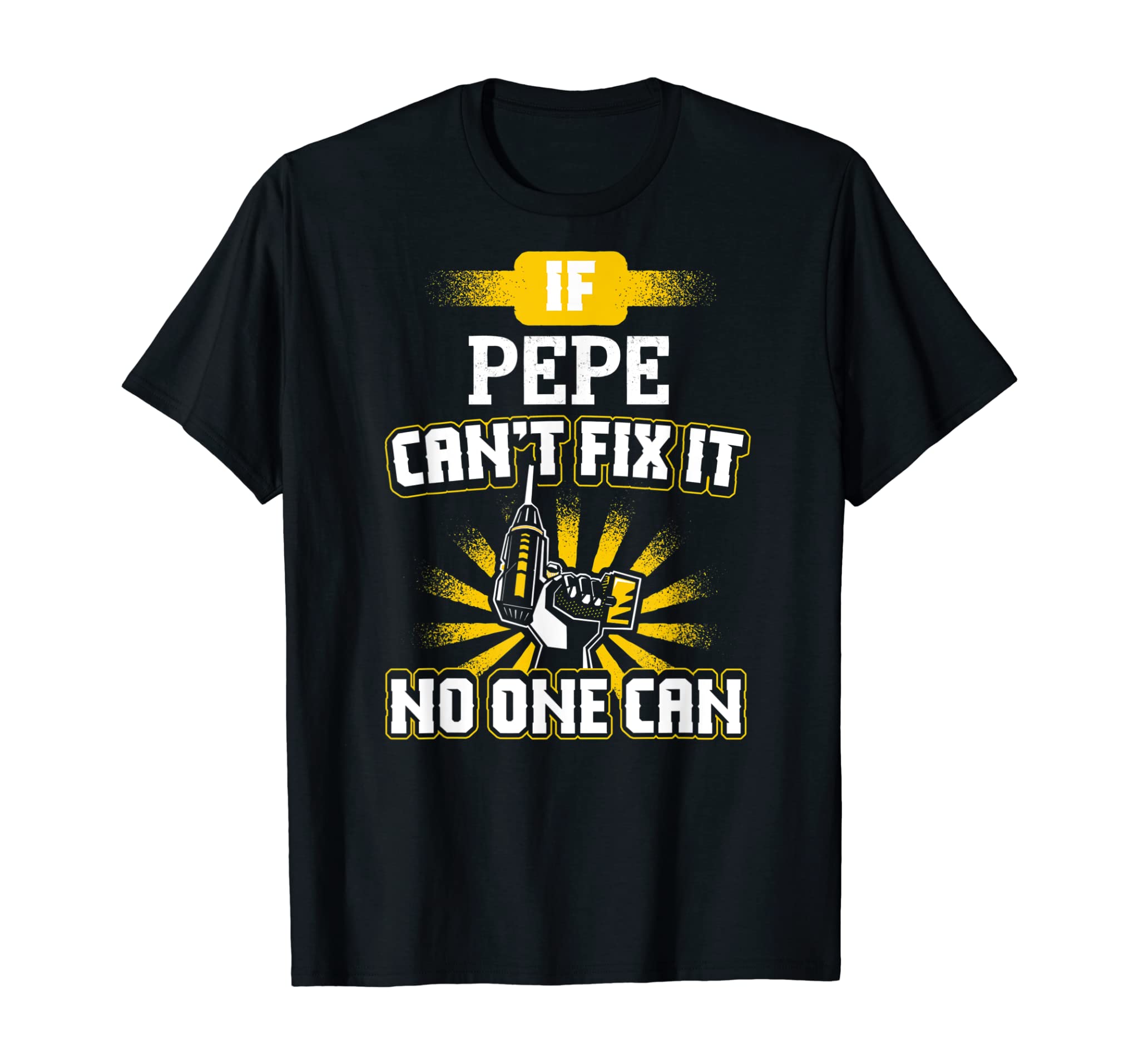 Mens Can’t Fix It Pepe Dad Grandpa Fathers Day Gift T-Shirt