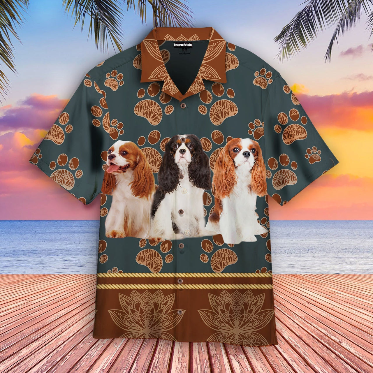 Cavalier Dog King Hawaii Shirts For Men Women Ha53861