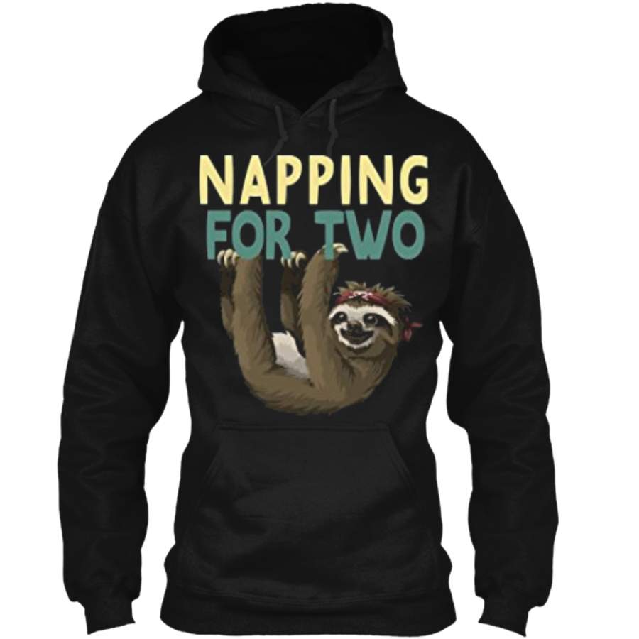 Women’s Napping For Two Maternity  Pullover Hoodie 8 oz