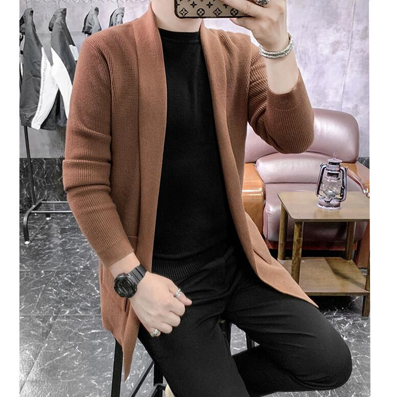 British Style Men’s Sweaters New Autumn Casual Solid Knitted Coat Male Cardigan Designer Homme Sweater Slim Fitted Warm Clothing alx