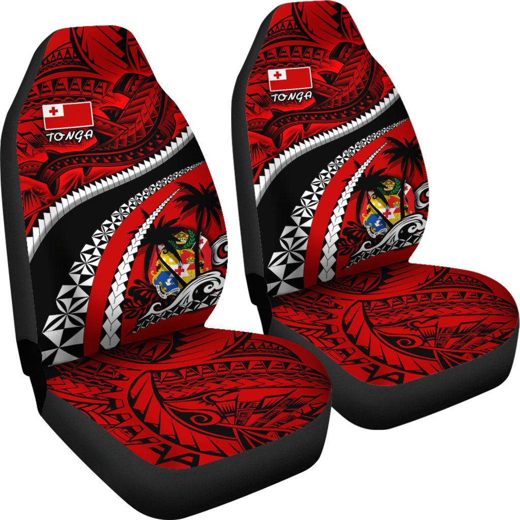 Tonga Polynesian Shark Tattoo Car Seat Covers K4