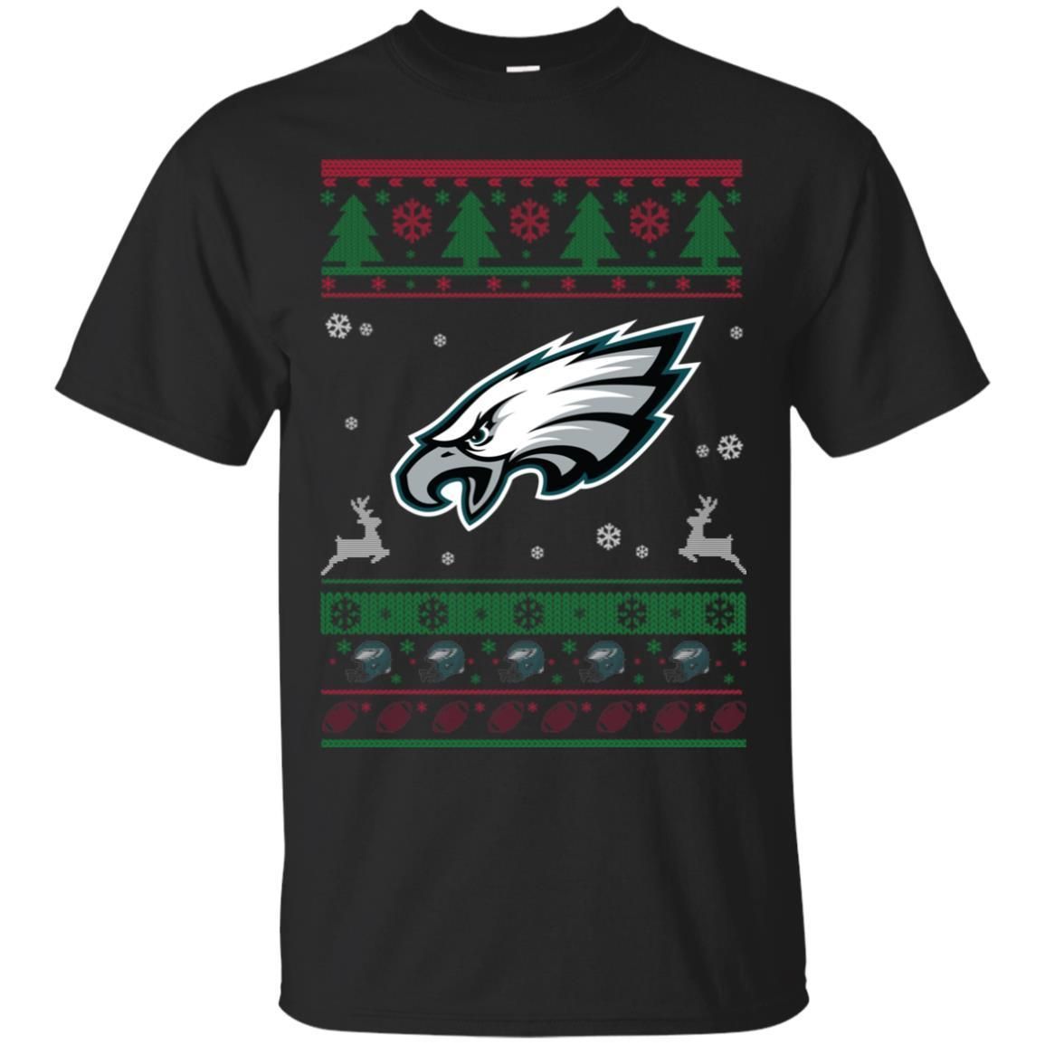 Philadelphia Eagles Logo Football Teams Ugly Christmas Sweater Men T-Shirt