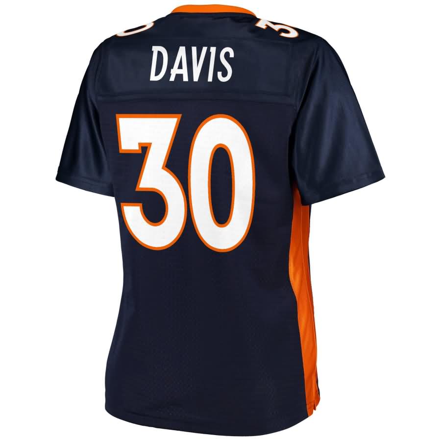 Terrell Davis Denver Broncos NFL Pro Line Womens Retired Player Jersey – Navy