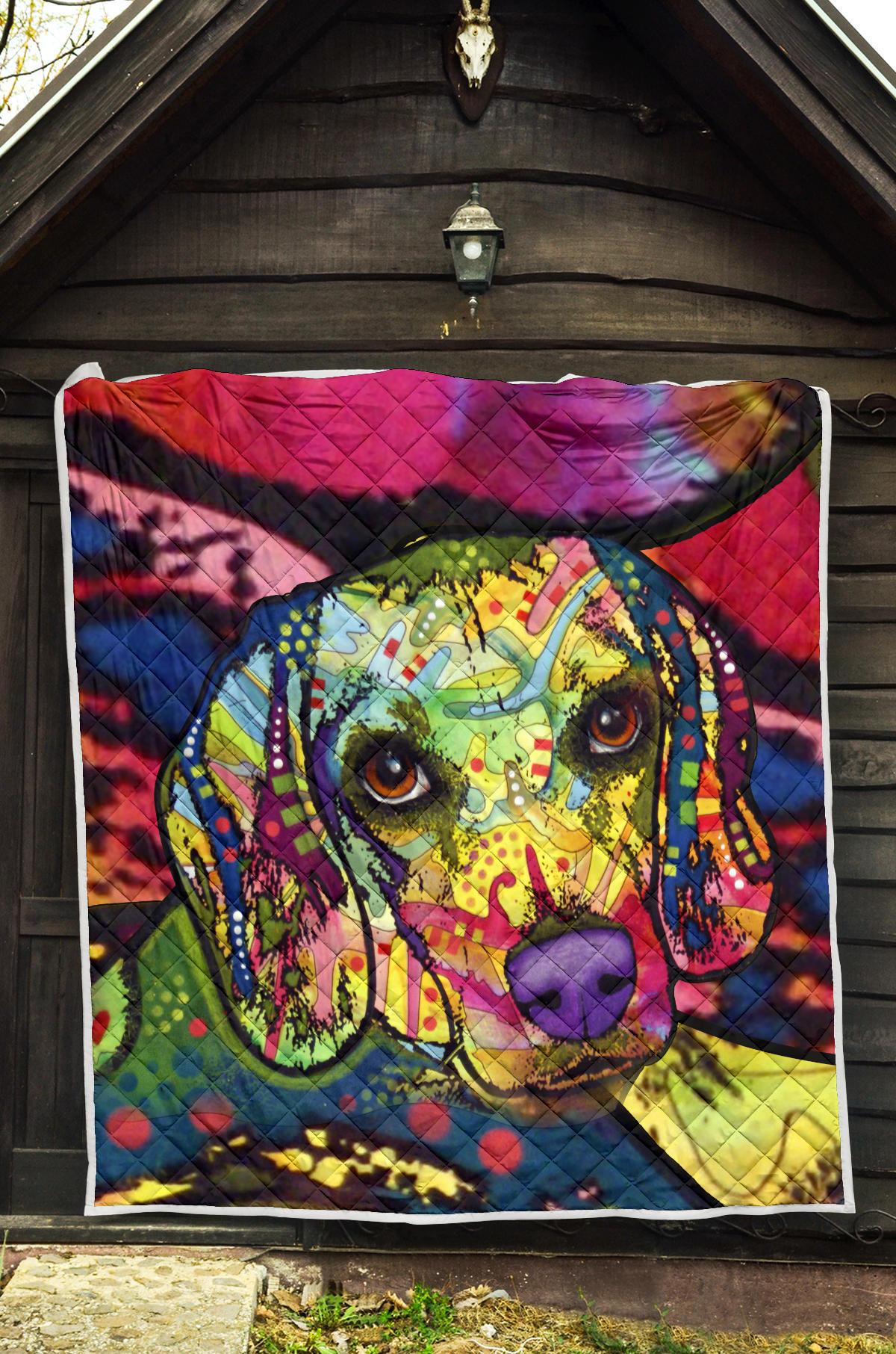 Beagle Premium Quilt – Dean Russo Art – Katheri Store