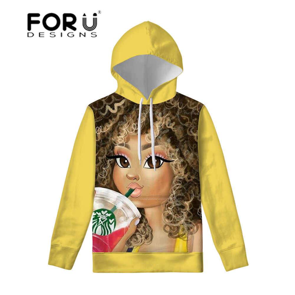 Black Girl Drink Hoodie Personalized Custom Name #V