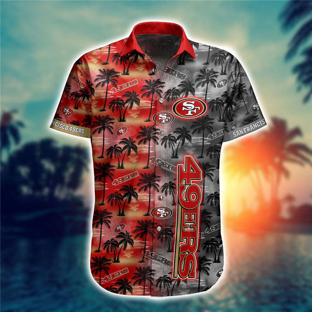 San Francisco Hawaii Shirt Palm Trees Pattern Ha45803