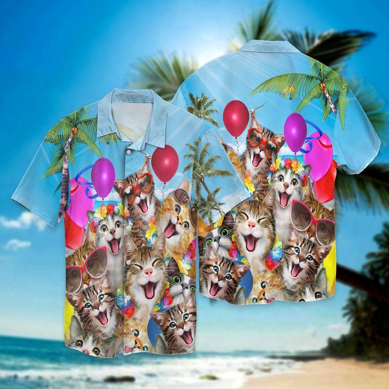 Cat Hawaii Shirt For Men Women Adult Ha12022