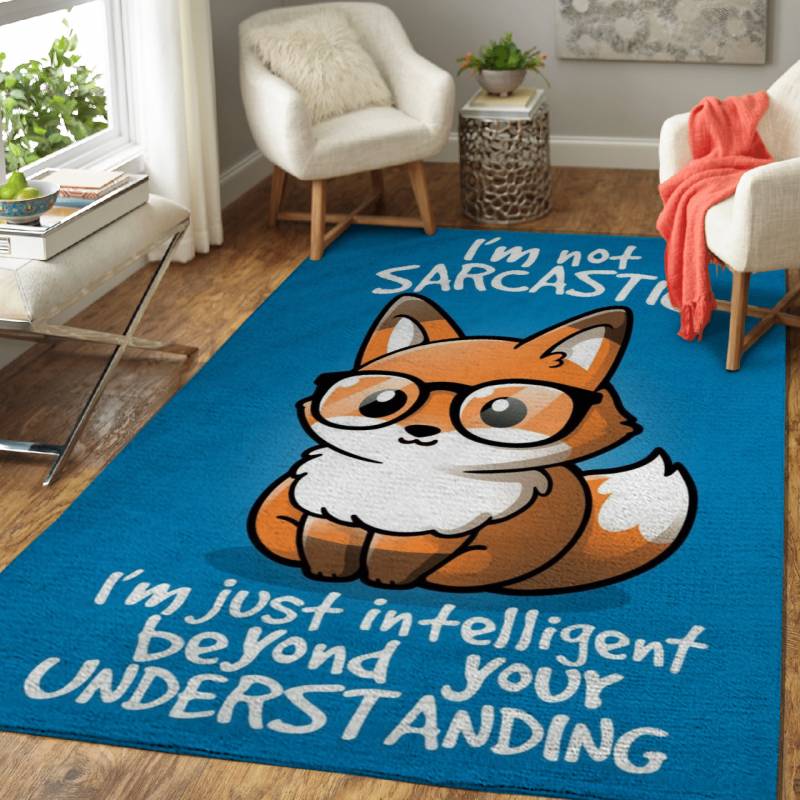 Sarcastic fox – Animals Area Rug Carpet