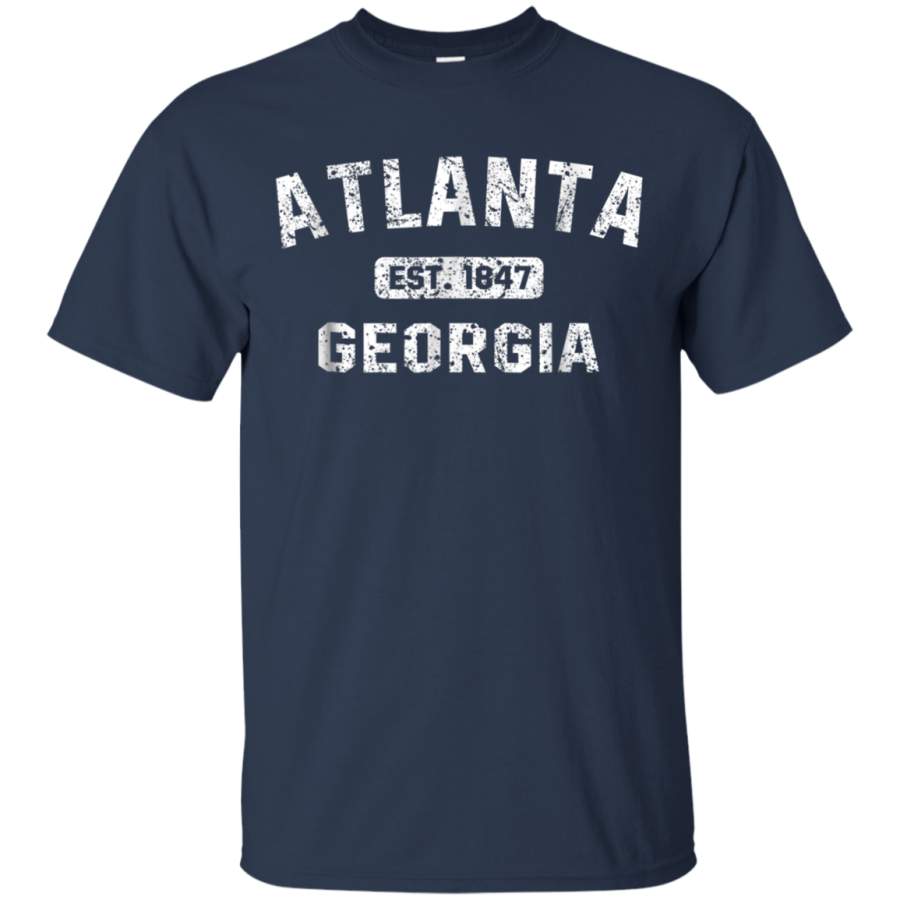 AGR Atlanta ATL Distressed Shirt Georgia Peach State City